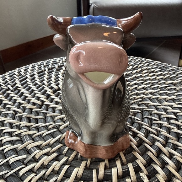 Coventry Bull Creamer Pitcher 5540A Farmhouse Country Rustic USA VINTAGE - Picture 2 of 7